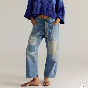 We The Free Moxie Pull-on Barrel Jeans From Free People